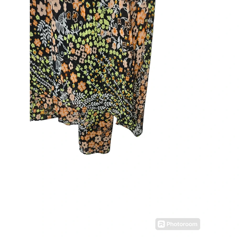 JBS Y2k 90s Boho Hippi Floral Maxi Skirt - Picture 4 of 5